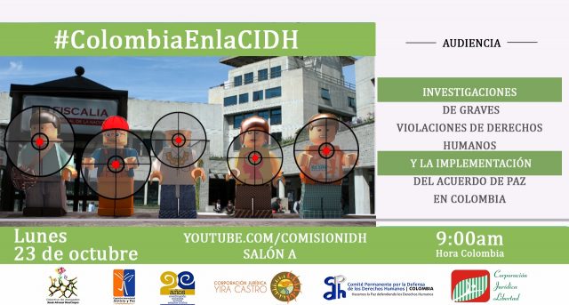 El 23 de octubre el Estado Colombiano rendirá cuentas ante la CIDH