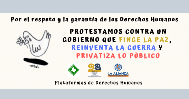 La Cumbre Agraria Campesina, Étnica Y Popular, y Las Plataformas De Derechos Humanos, convocamos y respaldamos el Paro Nacional de este 21 de noviembre y exigimos al gobierno colombiano respeto y garantías al derecho a la protesta.