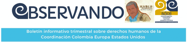 Observando No. 1, Volumen 2: Violaciones de DDHH en el primer año del Gobierno Duque y pronunciamientos emitidos por la CCEEU durante 2019.