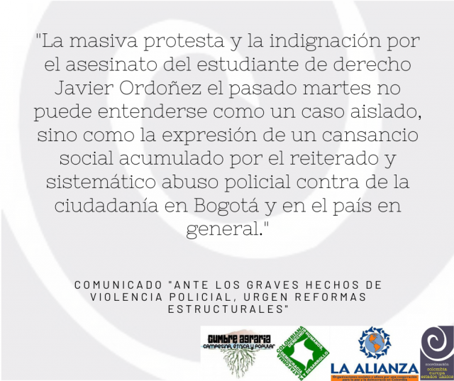 Ante los graves hechos de violencia policial, urgen reformas estructurales