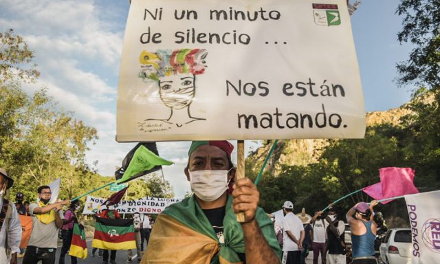 Apoyo a la Caravana Humanitaria al Cañón del Micay, Cauca