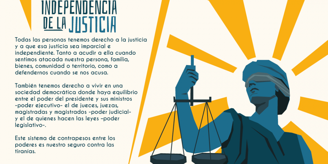 Principios básicos que garantizan la independencia judicial – #NadiePorEncimaDeLaJusticia
