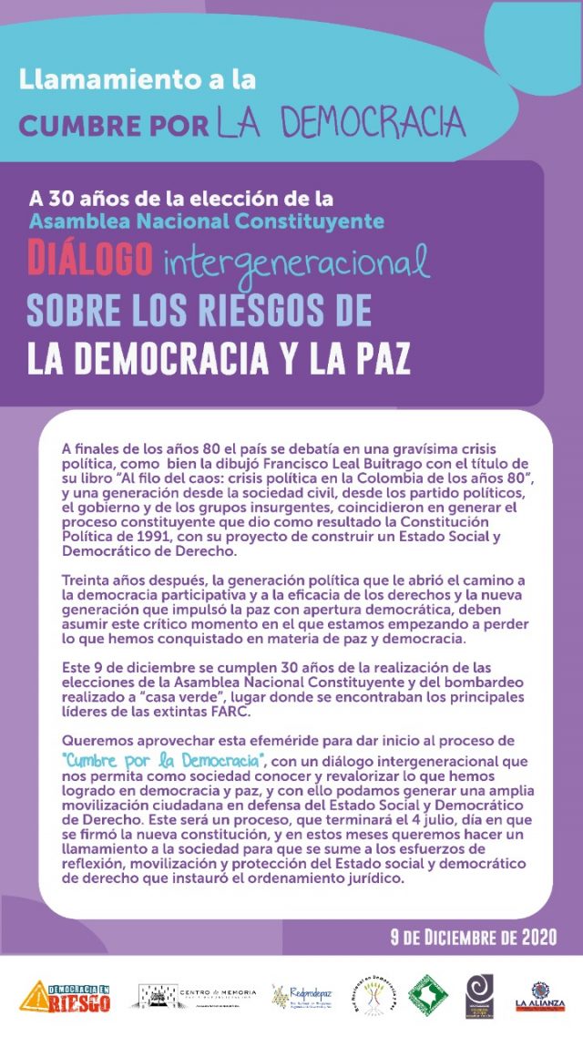 Llamamiento a la Cumbre por la Democracia
