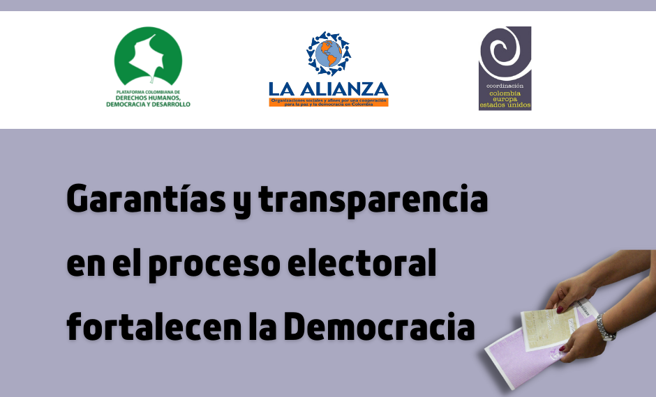 Garantías y transparencia en el proceso electoral fortalecen la Democracia