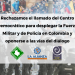Rechazamos el llamado del Centro Democrático para desplegar la Fuerza Militar y de Policía en Colombia y oponerse a las vías del diálogo
