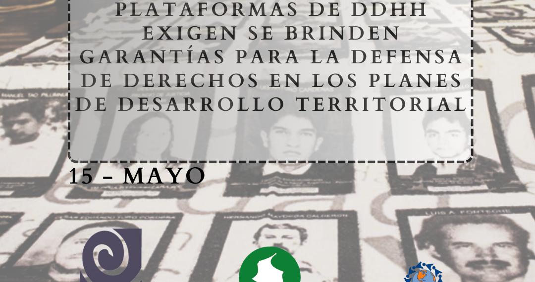 GARANTÍAS PARA LA DEFENSA DE DERECHOS EN LOS PLANES DE DESARROLLO TERRITORIAL