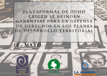 GARANTÍAS PARA LA DEFENSA DE DERECHOS EN LOS PLANES DE DESARROLLO TERRITORIAL