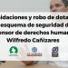 Intimidaciones y robo de dotación de esquema de seguridad del defensor de derechos humanos Wilfredo Cañizares