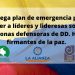 Entregan plan de emergencia a Gustavo Petro, para proteger la vida de líderes y lideresas sociales, personas defensoras de DD. HH. y firmantes del Acuerdo de Paz