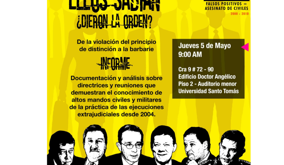 Resumen Ejecutivo «Ellos sabían ¿Dieron la orden?»