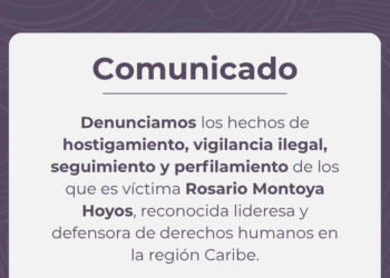 DENUNCIA PÚBLICA: Grave escalada de hostigamientos y perfilamiento contra la defensora de derechos humanos Rosario Montoya Hoyos y organizaciones de víctimas en Barranquilla