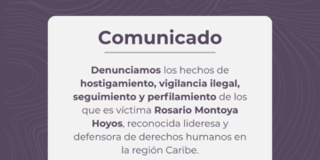 DENUNCIA PÚBLICA: Grave escalada de hostigamientos y perfilamiento contra la defensora de derechos humanos Rosario Montoya Hoyos y organizaciones de víctimas en Barranquilla