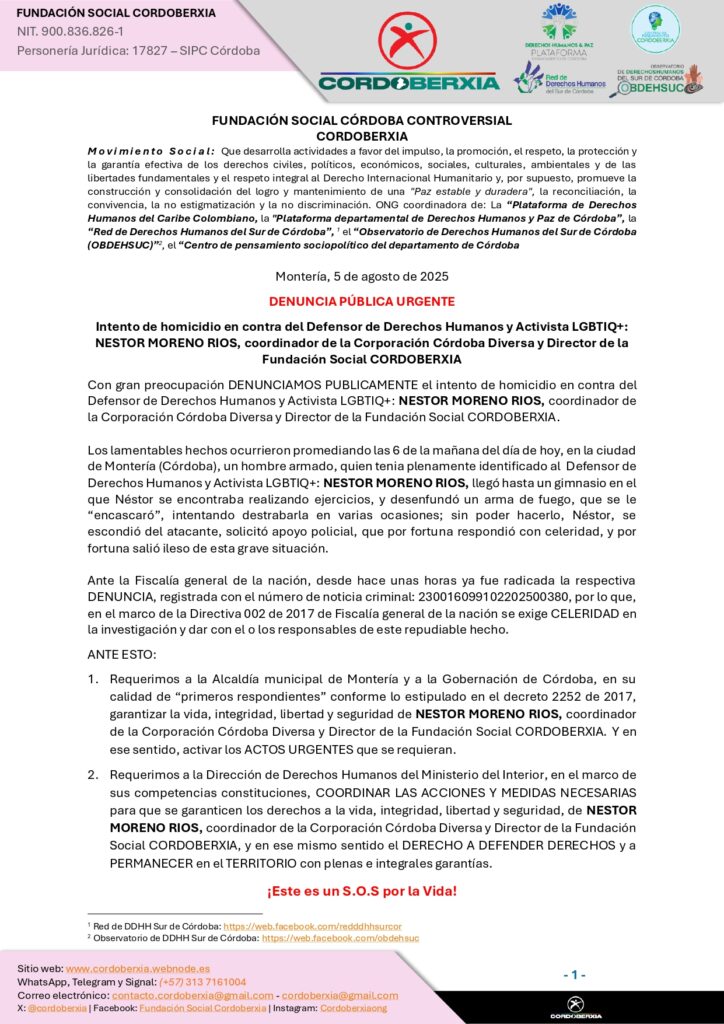 Alerta de atentado