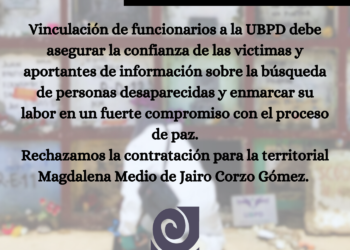 LOS ENEMIGOS DE LA PAZ, EXAGENTES DE CUERPOS REPRESIVOS Y ANTAGONISTAS DE LAS VICTIMAS DEL GENOCIDIO NO PUEDEN SER ENCOMENDADOS PARA ESCLARECER LA SUERTE DE LAS VICTIMAS DE DESAPARICION FORZADA.