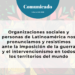 Resistimos ante la imposición de la guerra y el intervencionismo en todos los territorios del mundo