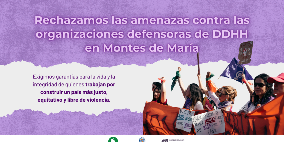 Rechazamos amenazas contra lideresas