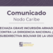LA COORDINACIÓN COLOMBIA–EUROPA–ESTADOS UNIDOS, NODO CARIBE, RECHAZA GRAVE INCURSIÓN ARMADA CONTRA LA DIRIGENCIA NACIONAL y SUBDIRECTIVA BOLIVAR DE LA USO