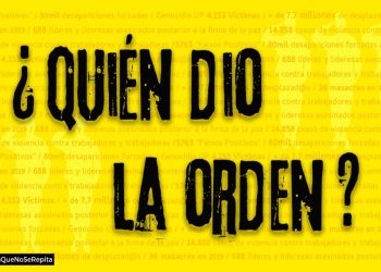 Comunicado de rechazo al pacto de silencio entre agentes estatales