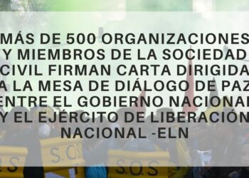 Carta a la mesa de diálogos de paz entre el Gobierno Nacional y el ELN