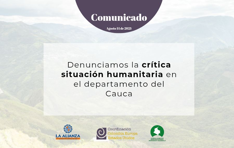 Crisis humanitaria en el Cauca