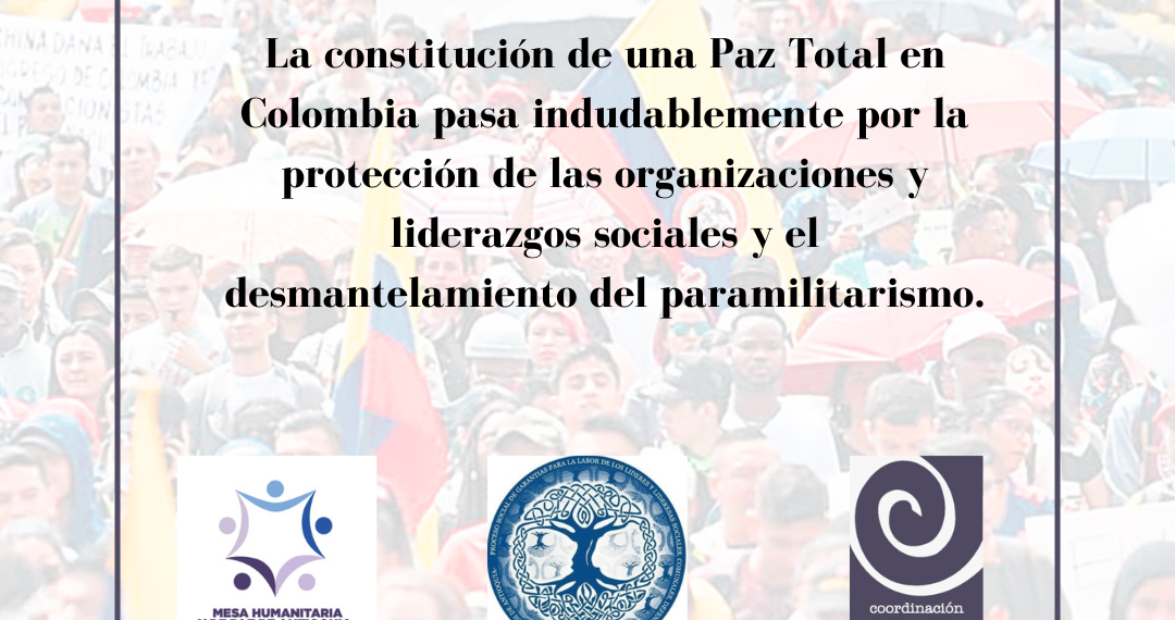 Exigimos garantías para la movilización social del Paro Regional Indefinido del Magdalena medio y la Región de los dos Ríos