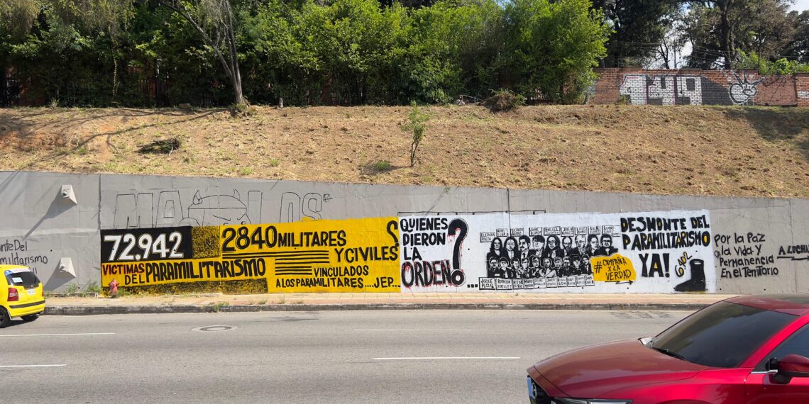 ORGANIZACIONES SOCIALES, DE DDHH Y DE VÍCTIMAS RECHAZAMOS LA CENSURA QUE CON AUSPICIO DE LA POLICÍA NACIONAL SE HA HECHO CONTRA EL MURAL ¿Quiénes DIERON LA ORDEN PARA…? EN BUCARAMANGA.